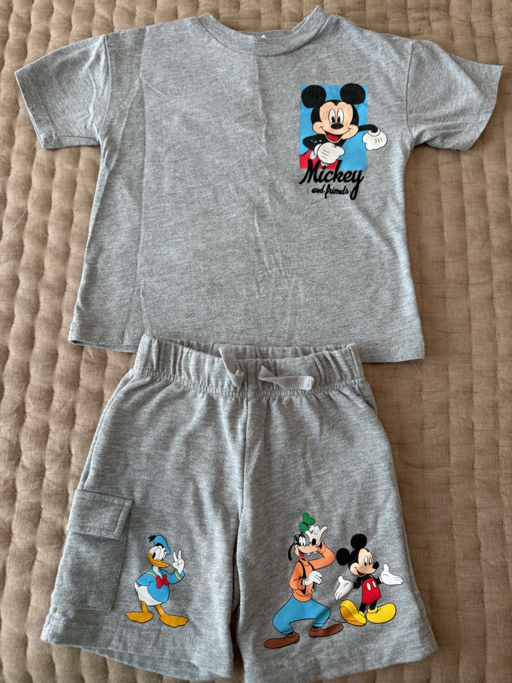 Mickey & Friends Toddler Boy French Terry
Short Set
